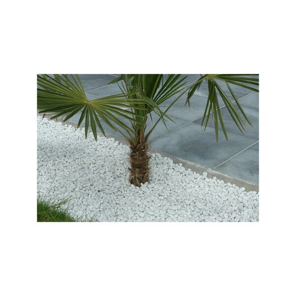 Gravier décoratif Marbre Roulé Blanc 15/25